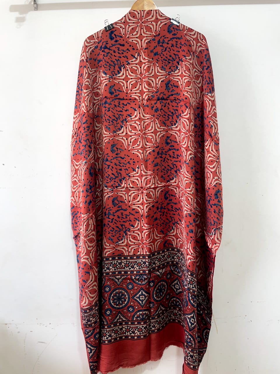 Ashita | Ajrakh on Modal Kaftan