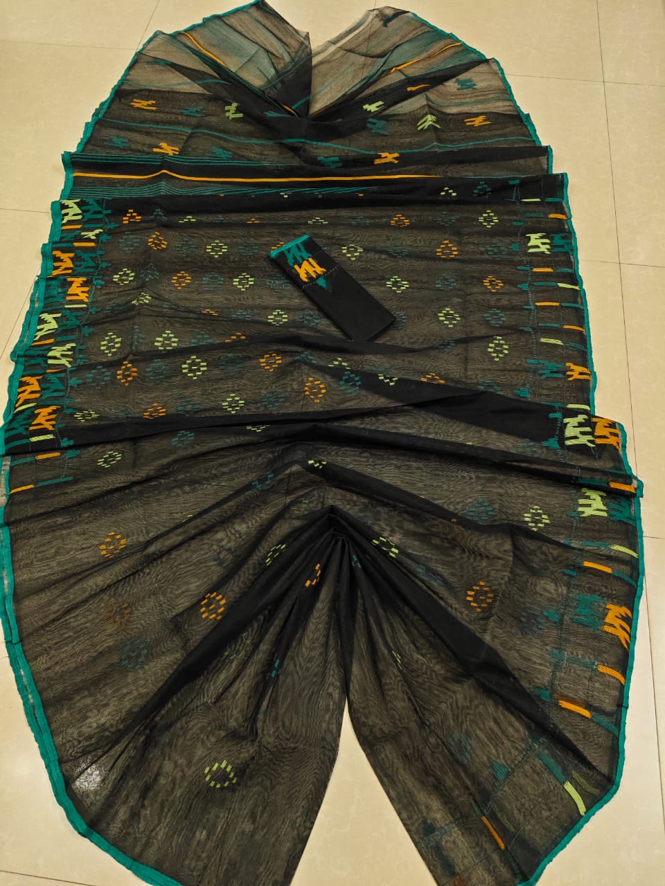 Janki | half silk Jamdani