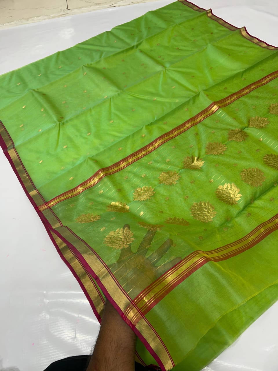 Chandraprabha | Katan Silk Chanderi Saree