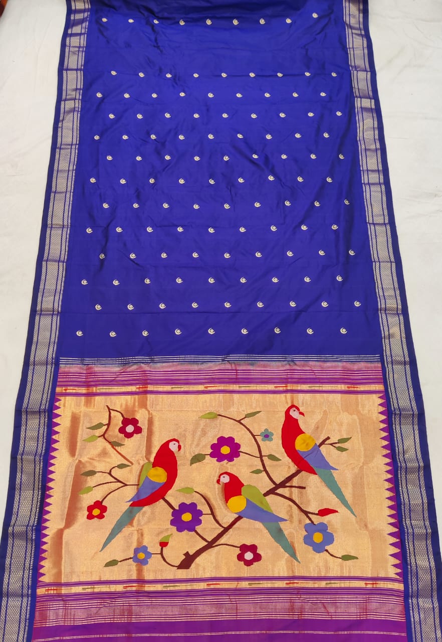Palak | Pure Silk Handloom Paithani