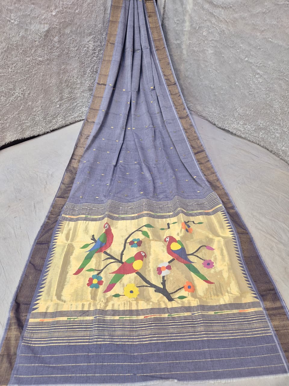 Prishth | Cotton handloom paithani