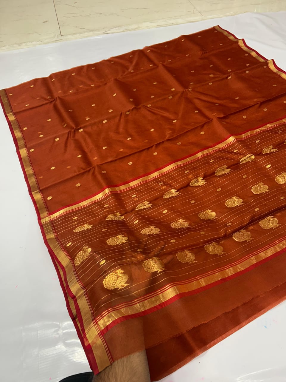 Chandrama | Katan Silk Chanderi Saree