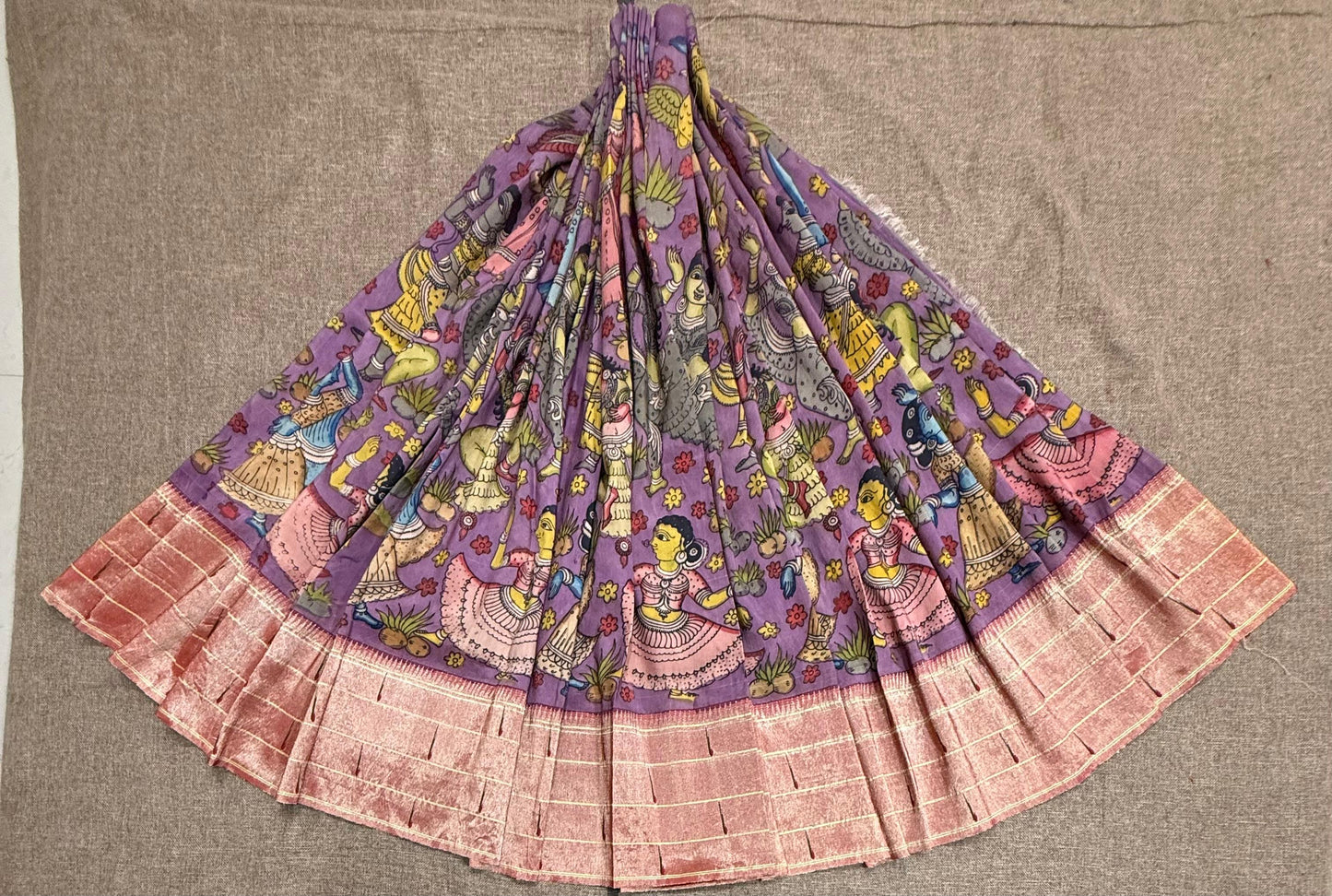 Vasila | kalamkari on teen muniya paithani