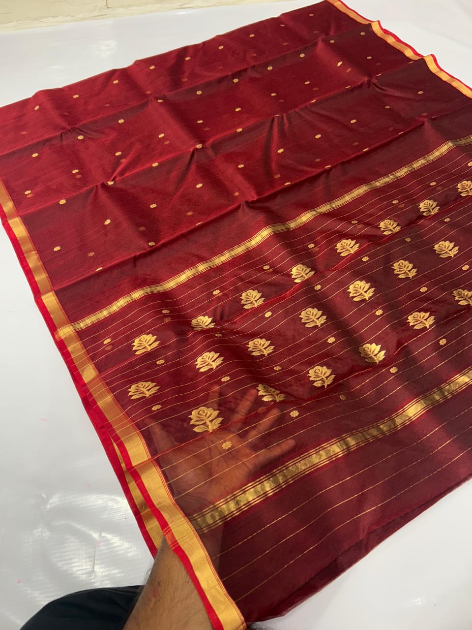 Chandranjali | Katan Silk Chanderi Saree