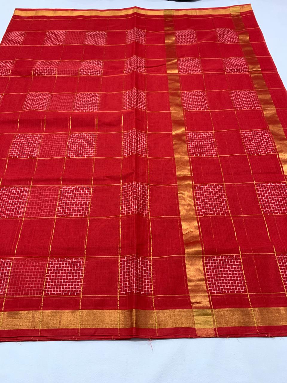 Chaukon | cotton venkatagiri saree