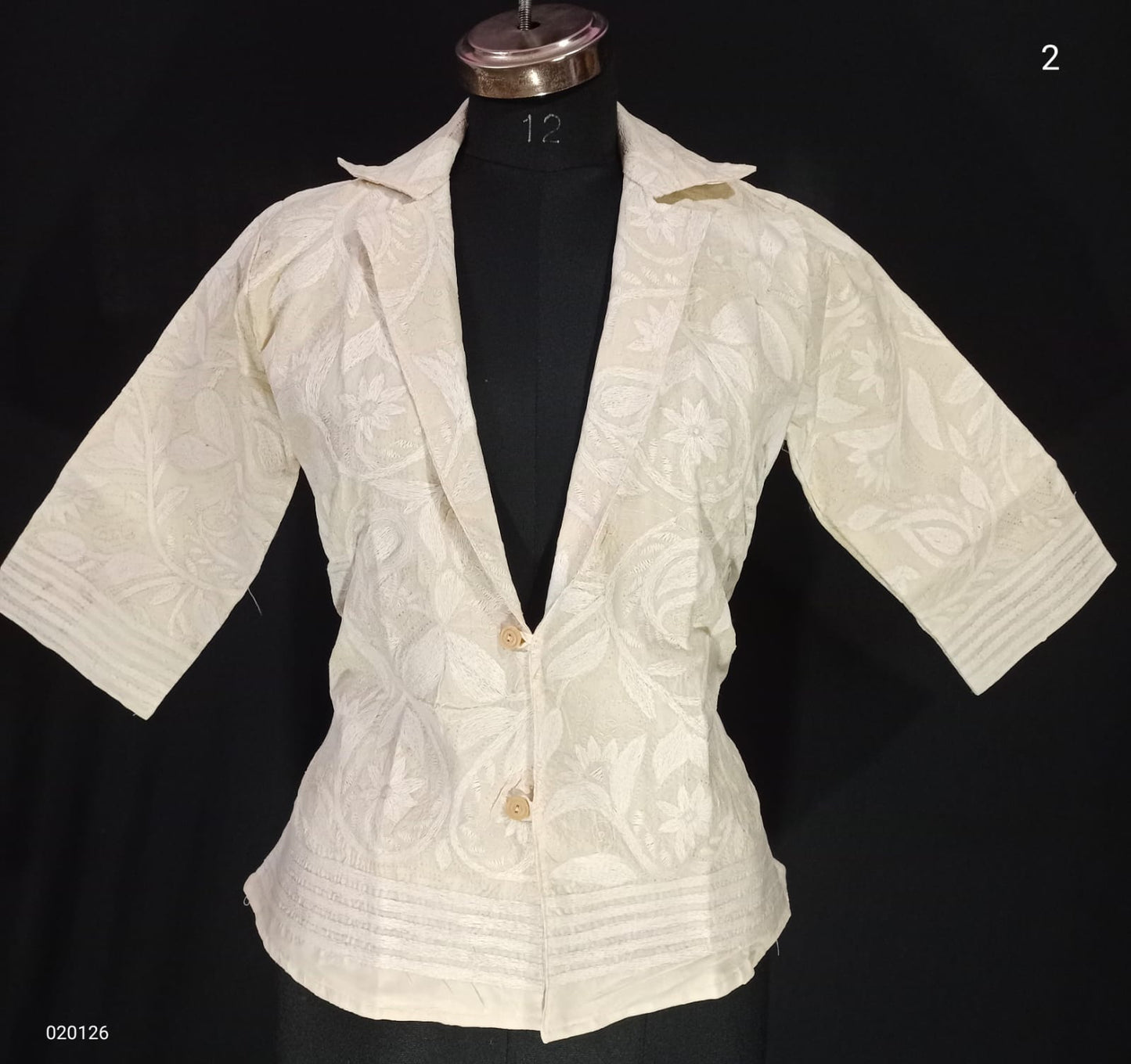 Kastu | Kantha on Tussar jacket