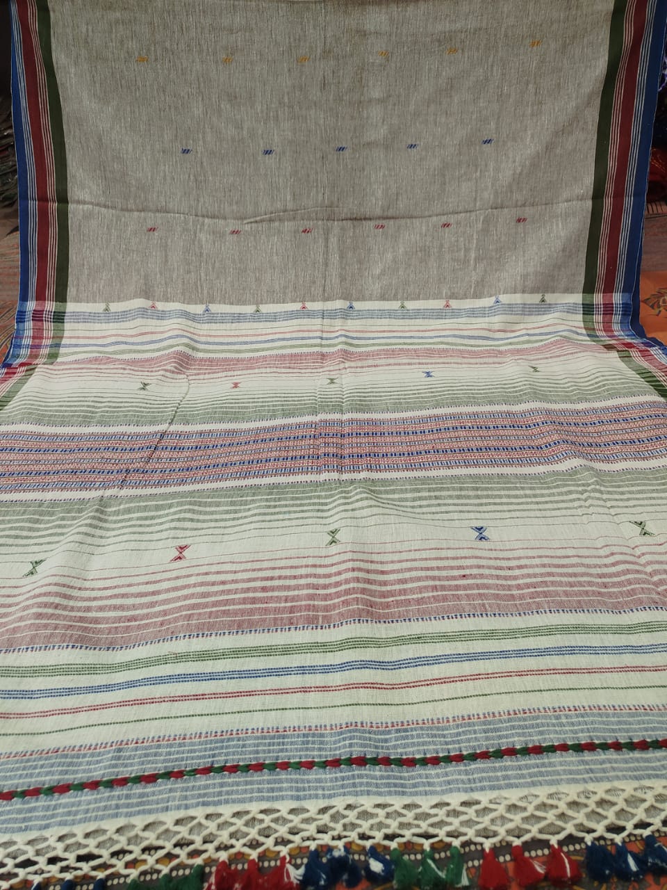 Astin | kala cotton bhujodi saree