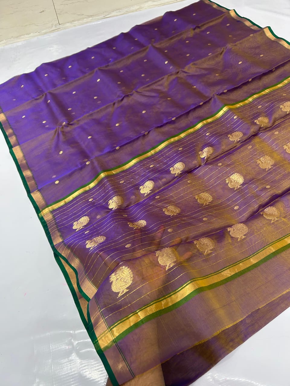 Chandraniha | Katan Silk Chanderi Saree