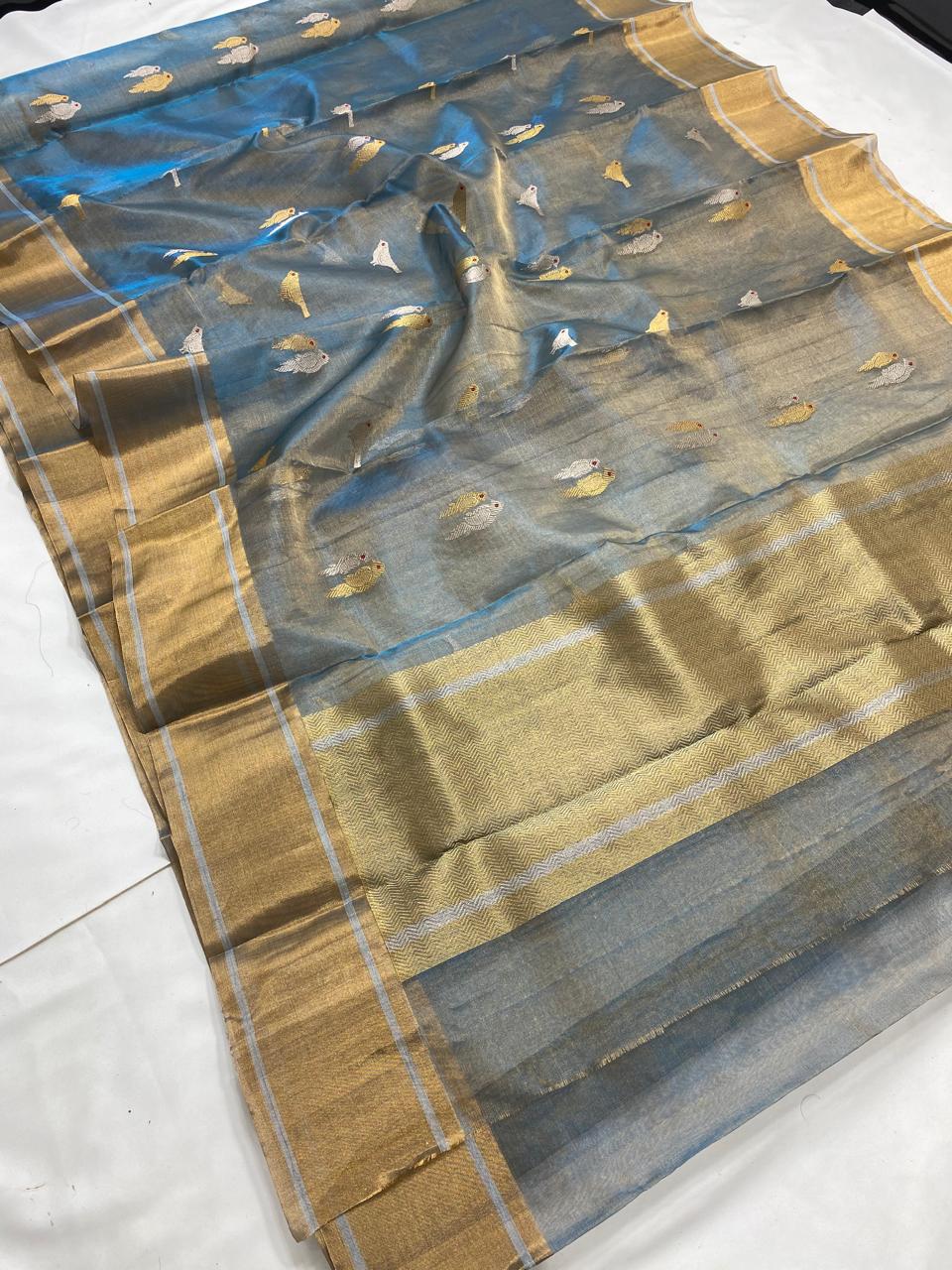 Chand| Tissue silk chanderi