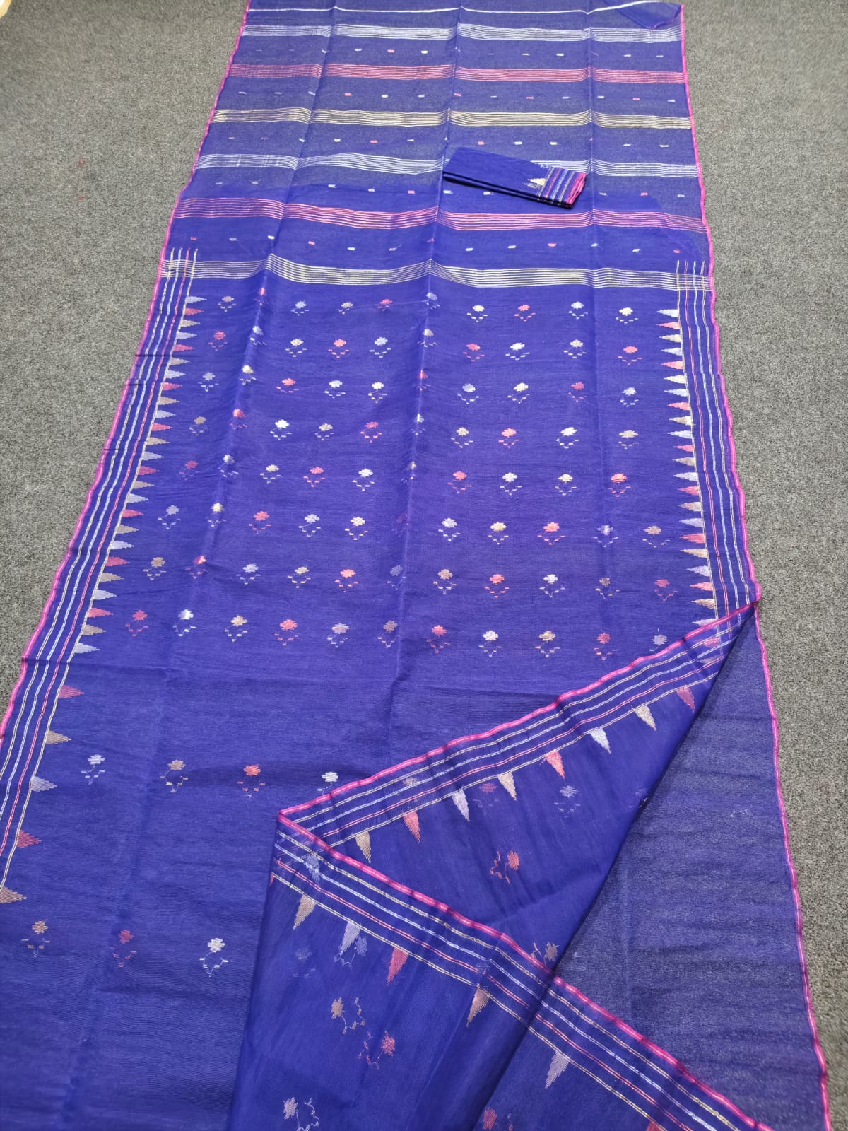 Janish | half silk Jamdani