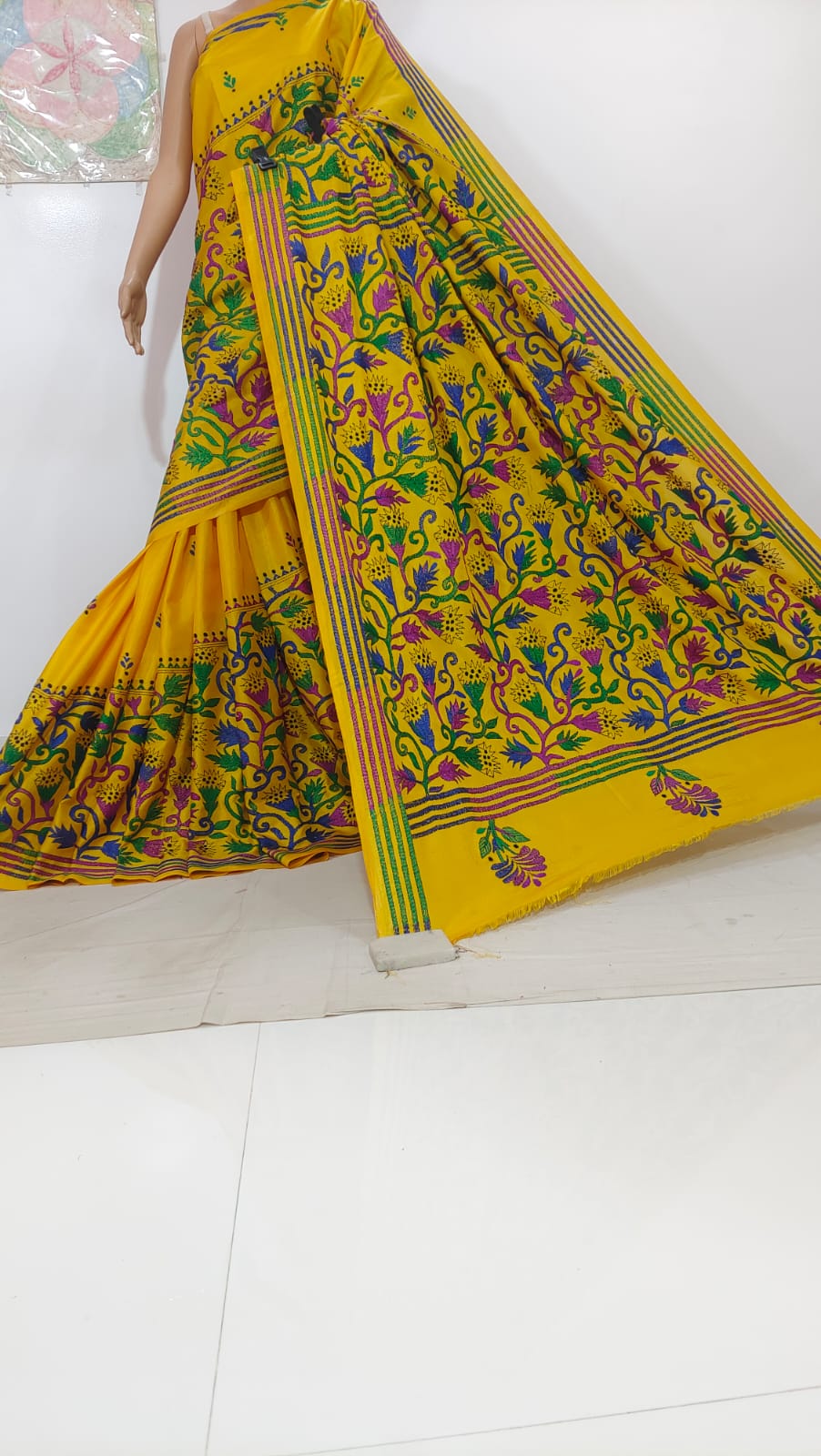 Karsh | Kantha on Silk