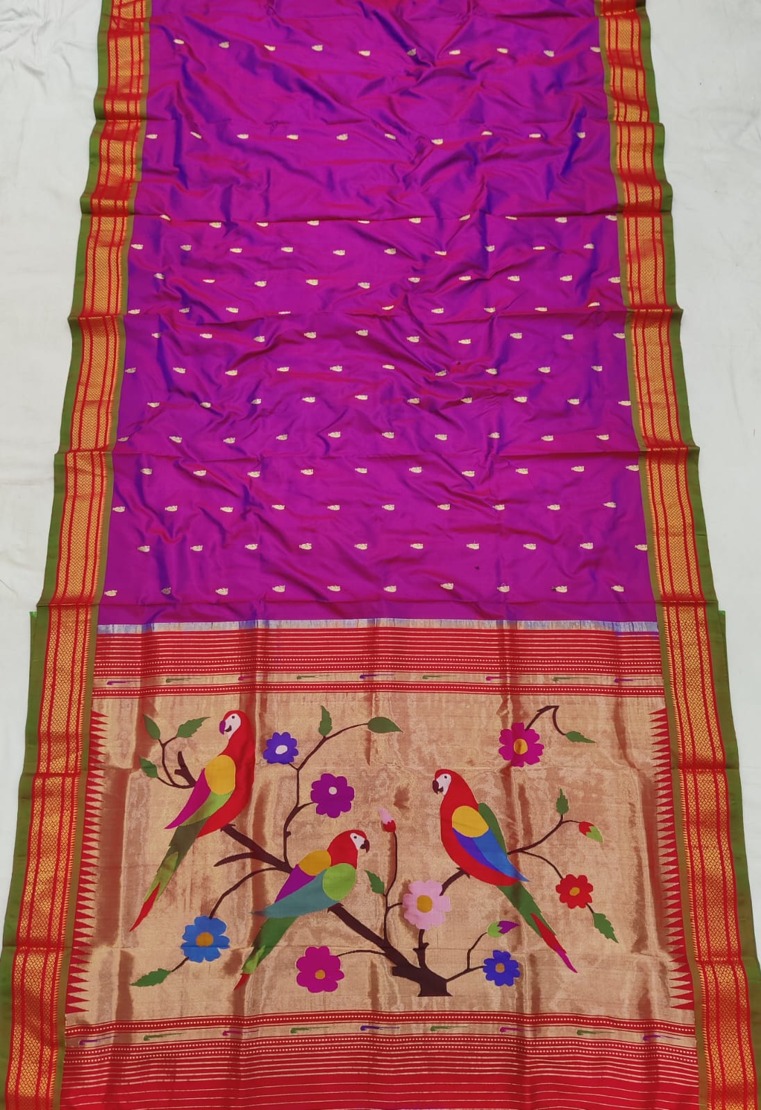 Palvi | Pure Silk Handloom Paithani