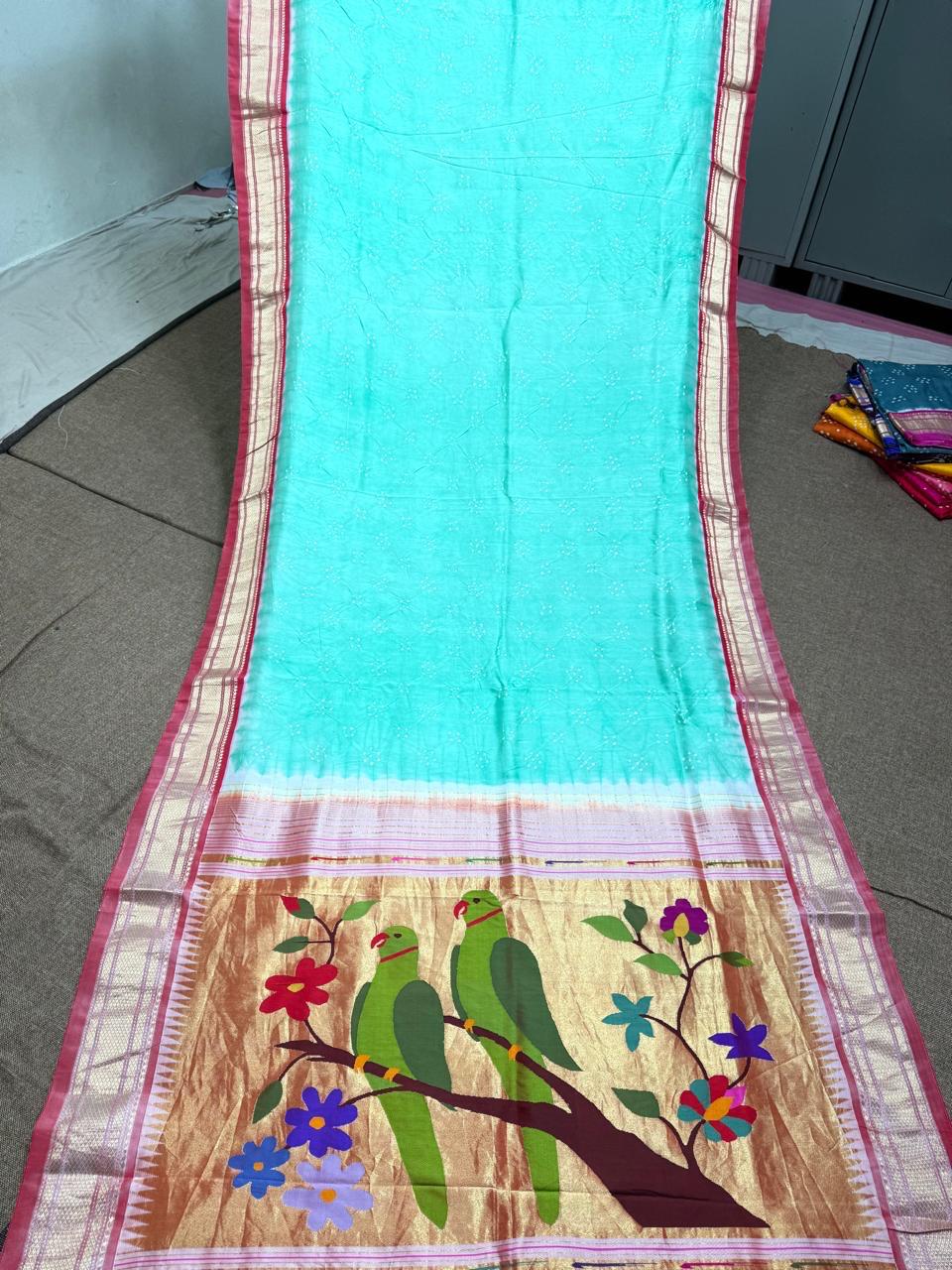 Prishi| bandhni paithani