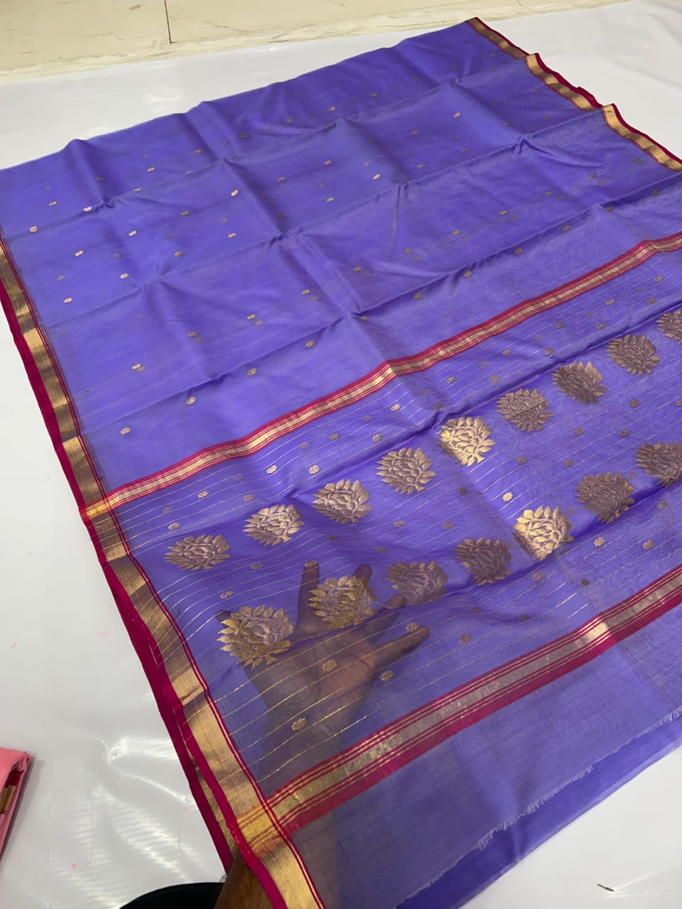 Chandravika | Katan Silk Chanderi Saree