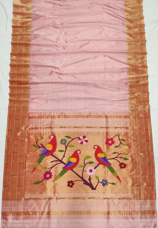 Disha | TRIPLE MUNIYA BROCADE PAITHANI