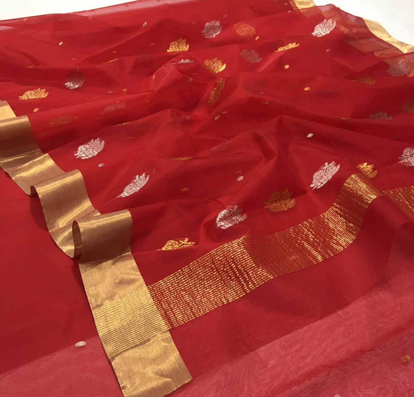 Kainaat | Katan Silk Chanderi Saree