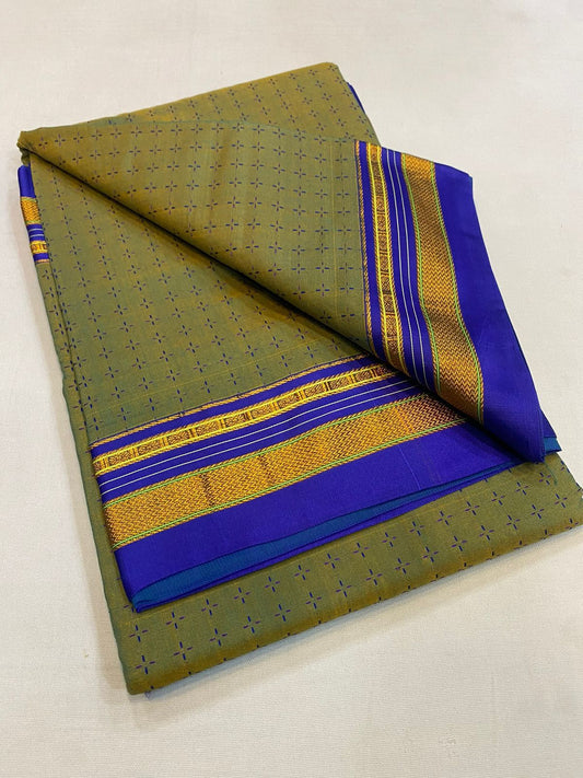 Sai | Chukki Star Ilkal and Art silk With Cotton Saree