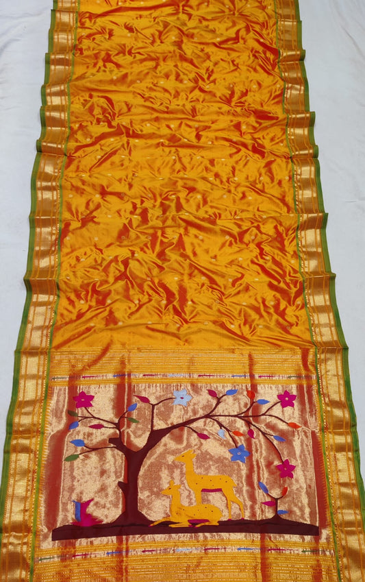 Sabitri | Yeola Fancy Paithani Pure Silk Handloom Saree