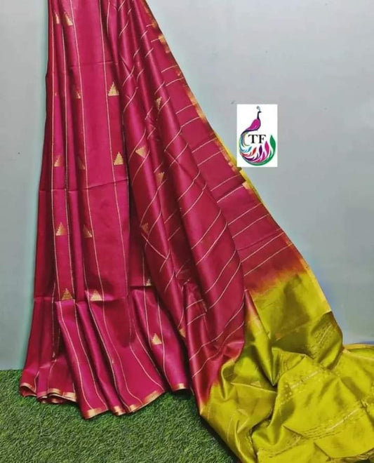 Twisha |  Bhagalpur Katan Silk Saree