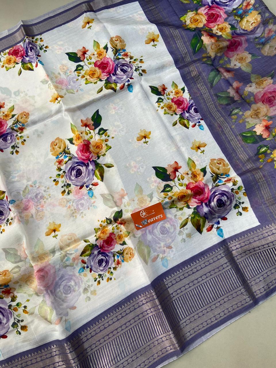 Sharmila | Pure Handloom Mangalagiri Cottonsilk Saree