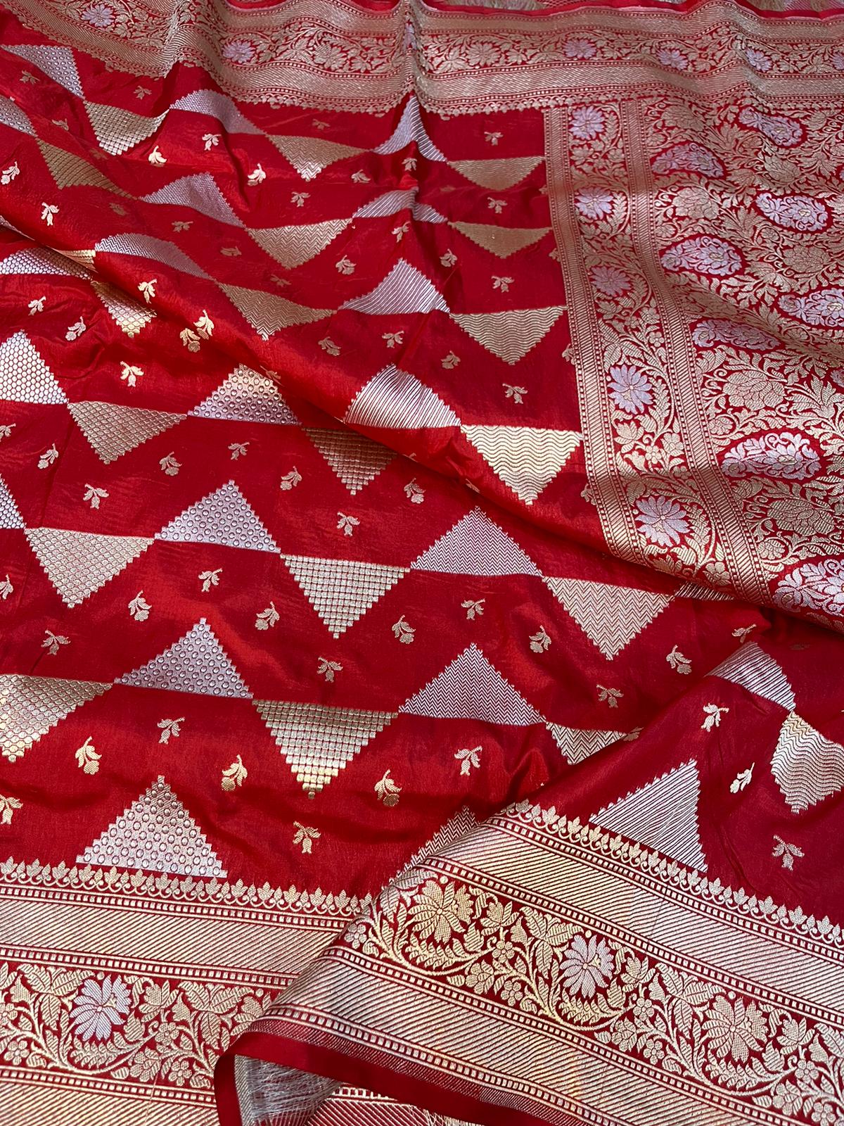 Anaisha | HANDLOOM BANARSI PURE KATAN SILK SAREE