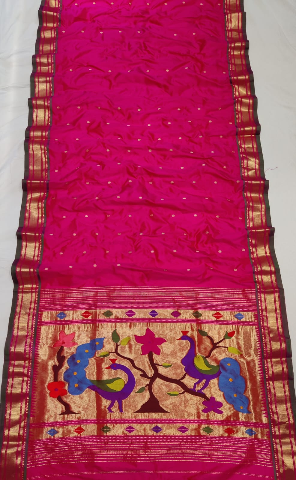 Harshu | FANCY PALLU PAITHANI SAREE