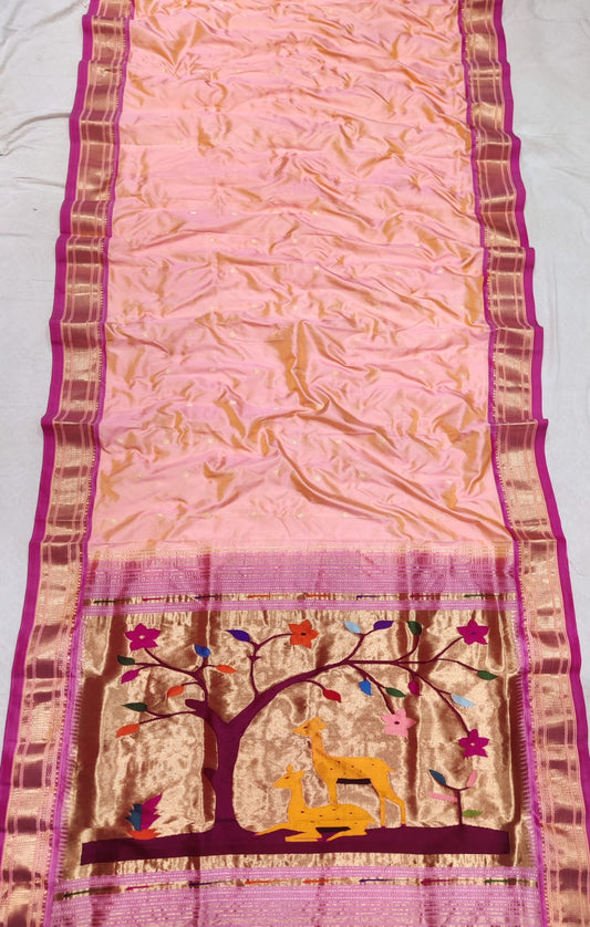 Revathi | Yeola Fancy Paithani Pure Silk Handloom Saree