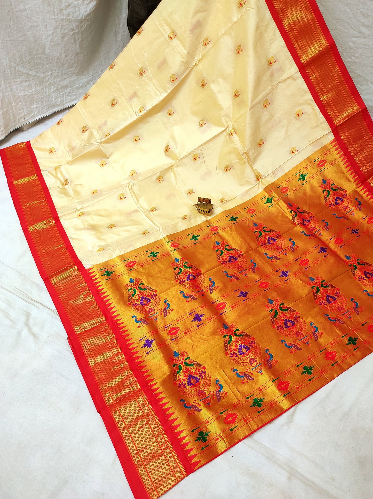 Jaya | Powerloom Kadiyal Paithani Silk Saree