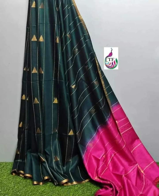 Unnati |  Bhagalpur Katan Silk Saree