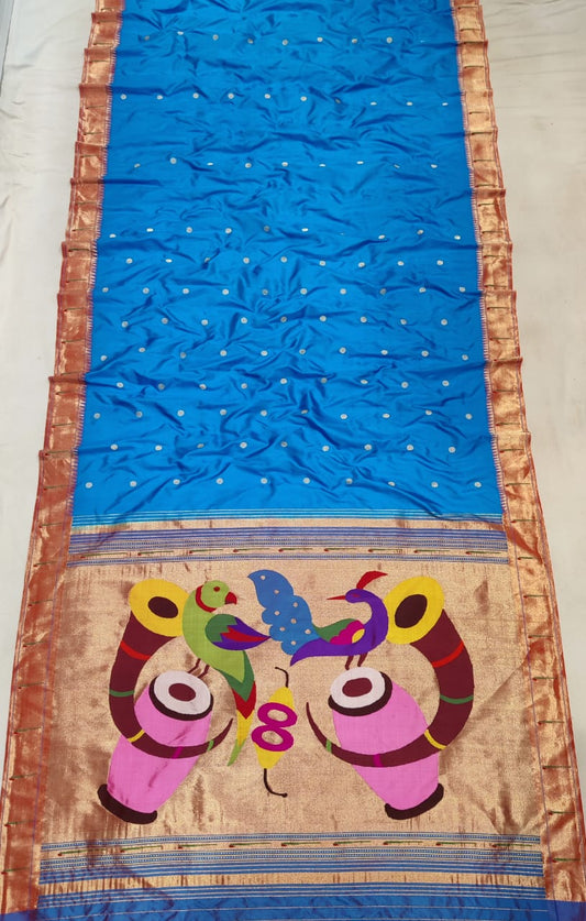 Upadhriti | SINGLE MUNIYA BROCADE PAITHANI SAREE