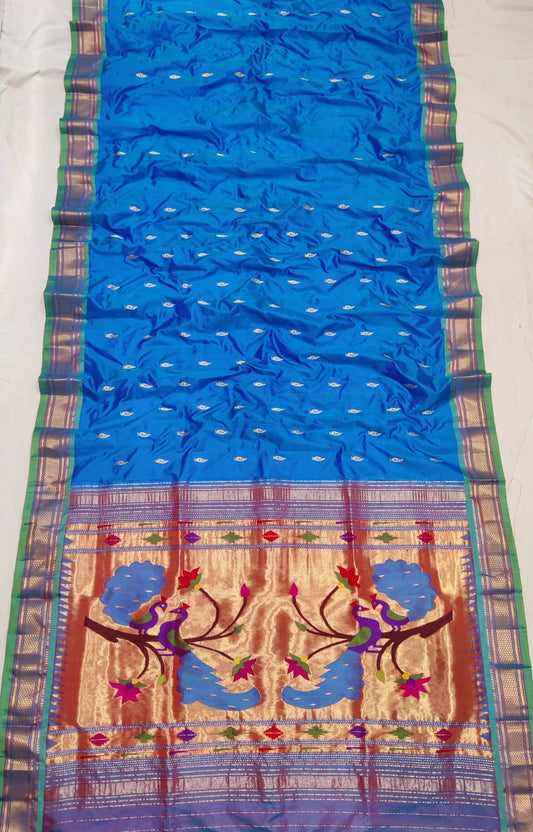 Reema | Yeola Fancy Paithani Pure Silk Handloom Saree