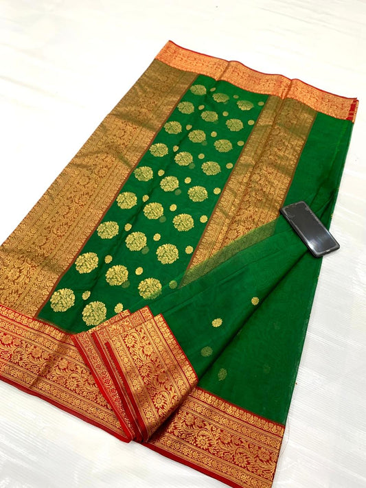 Juhi | Katan Silk Chanderi Saree