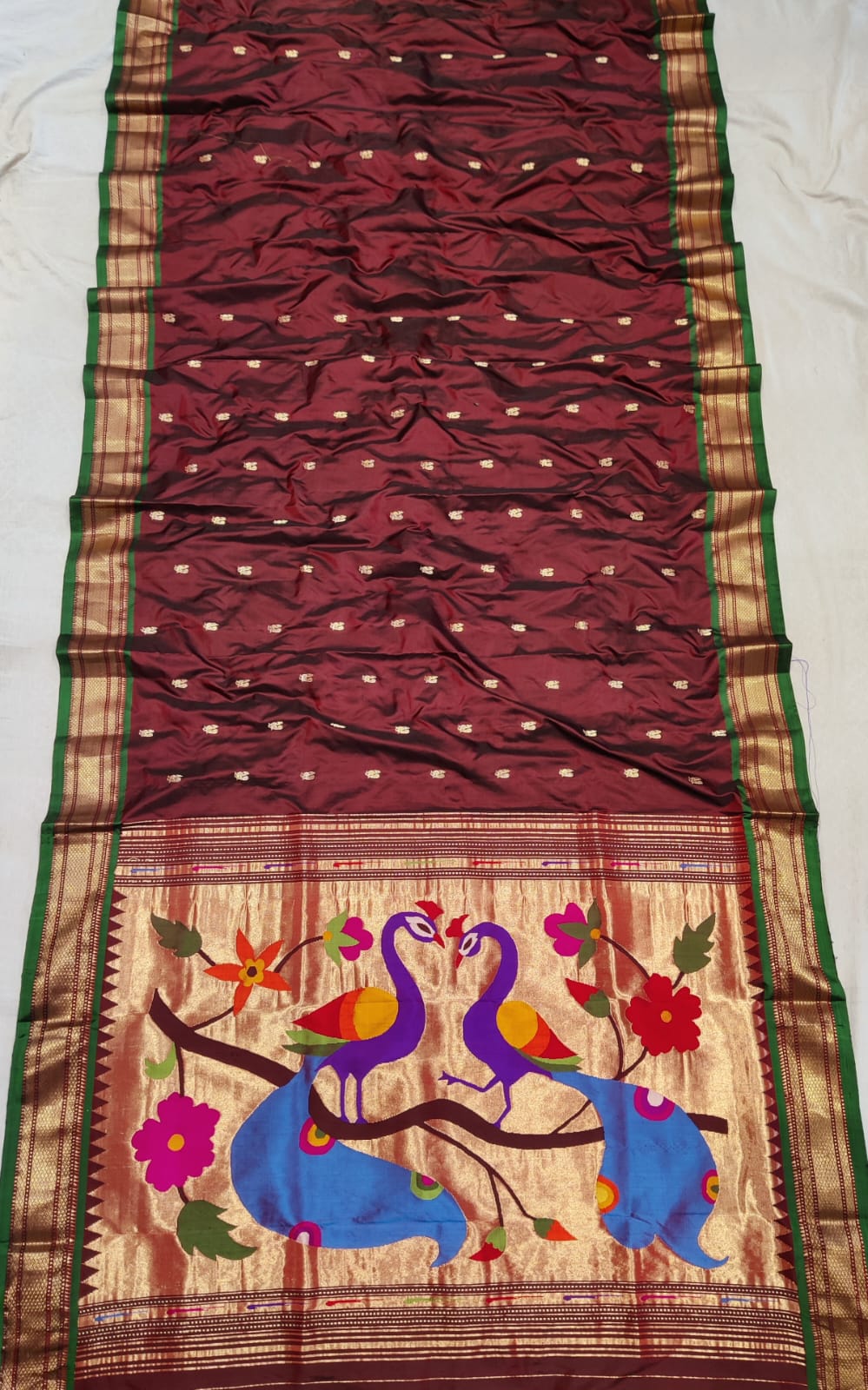 Bageecha | pure silk handloom paithani