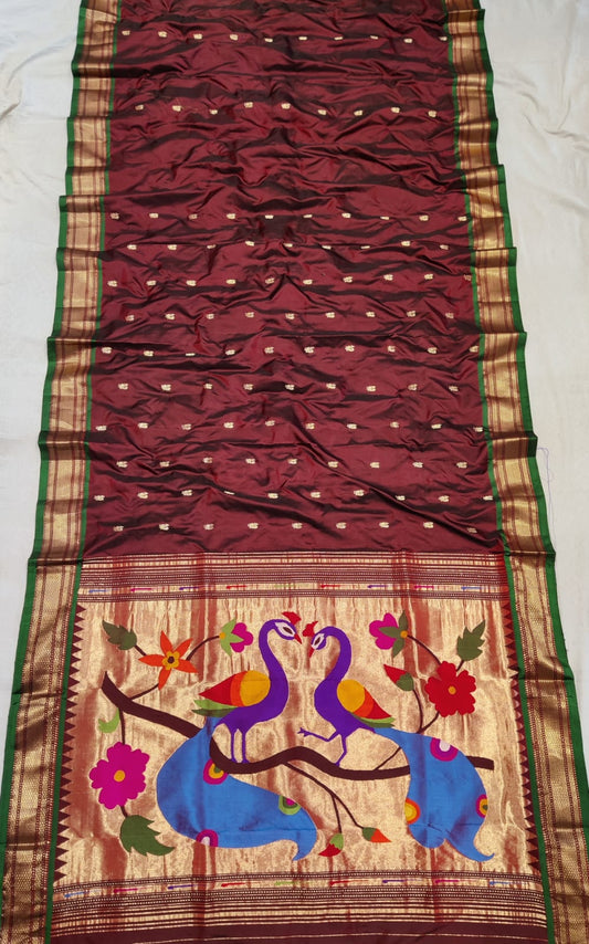 Bageecha | pure silk handloom paithani