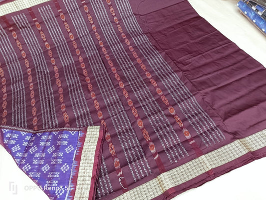 Meghana | Sambalpuri Print On Kochi Silk