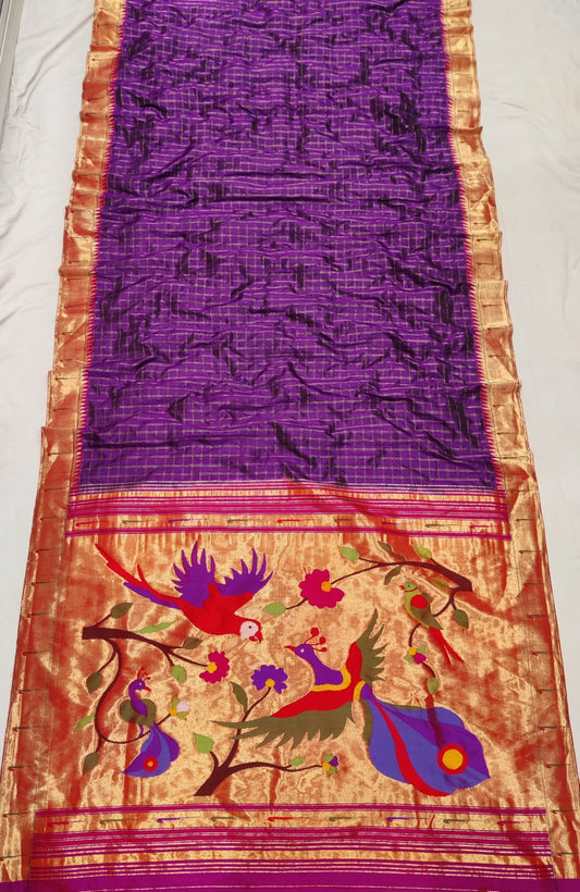 Upma| SINGLE MUNIYA BROCADE PAITHANI SAREE