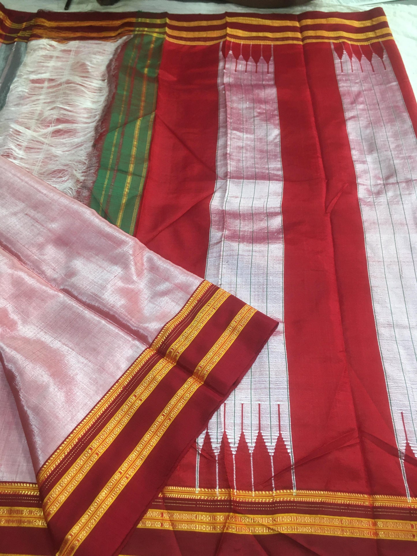 Amaira | Ilkal sarees in Viscose with pure silk pallu