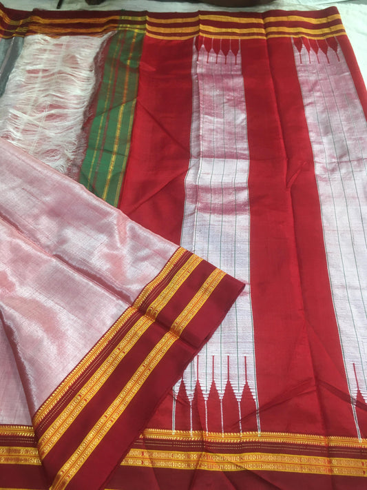 Amaira | Ilkal sarees in with pure silk pallu