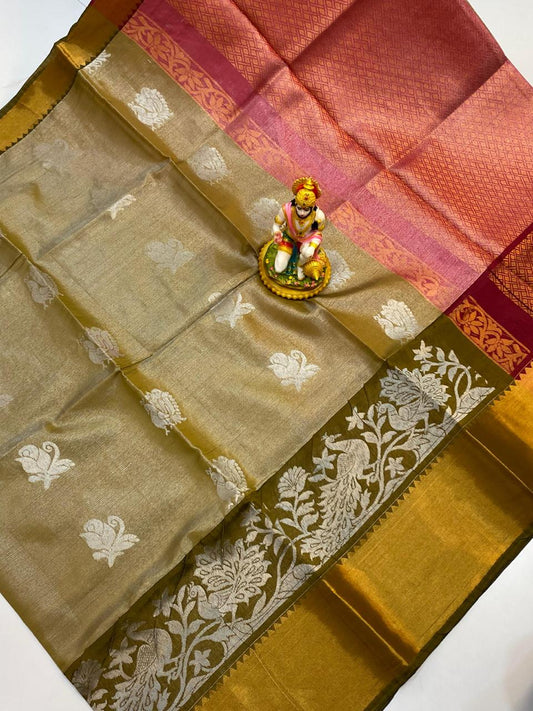 Janya | MANGALAGIRI TISSUE ALLOVER SAREES