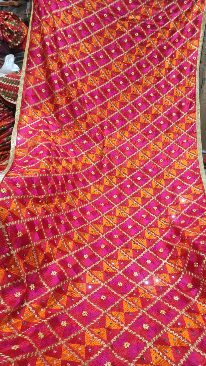 Bhanumati | Phulkari Dupattas Handmade