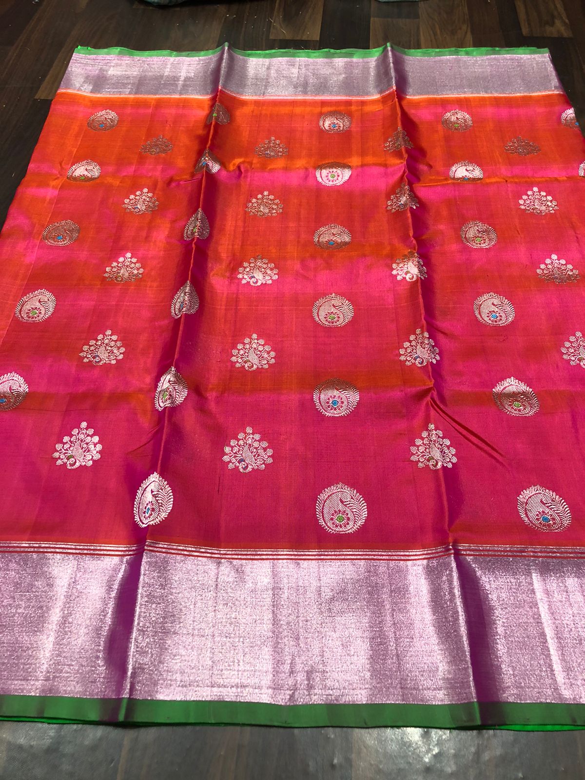 Shinku | Venkatagiri Pattu saree