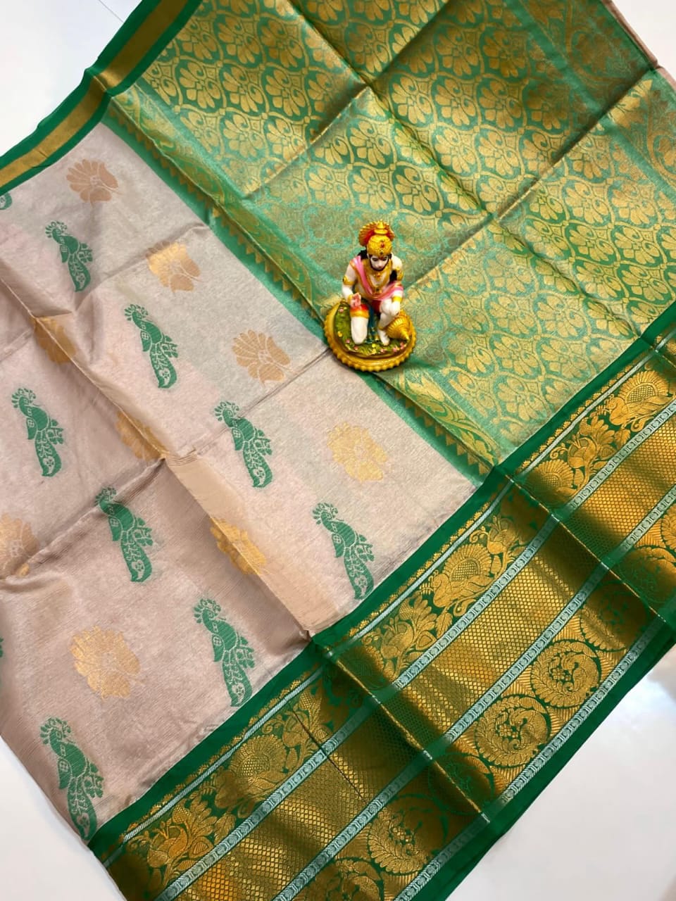 Jagvi | MANGALAGIRI TISSUE ALLOVER SAREES