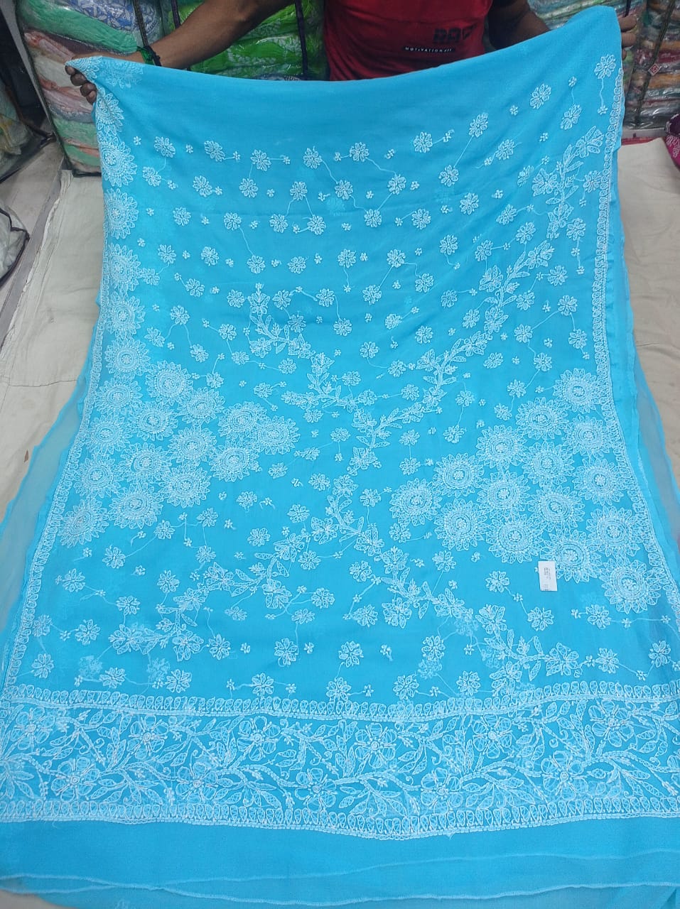 Anya | Georgette surya chikankari saree