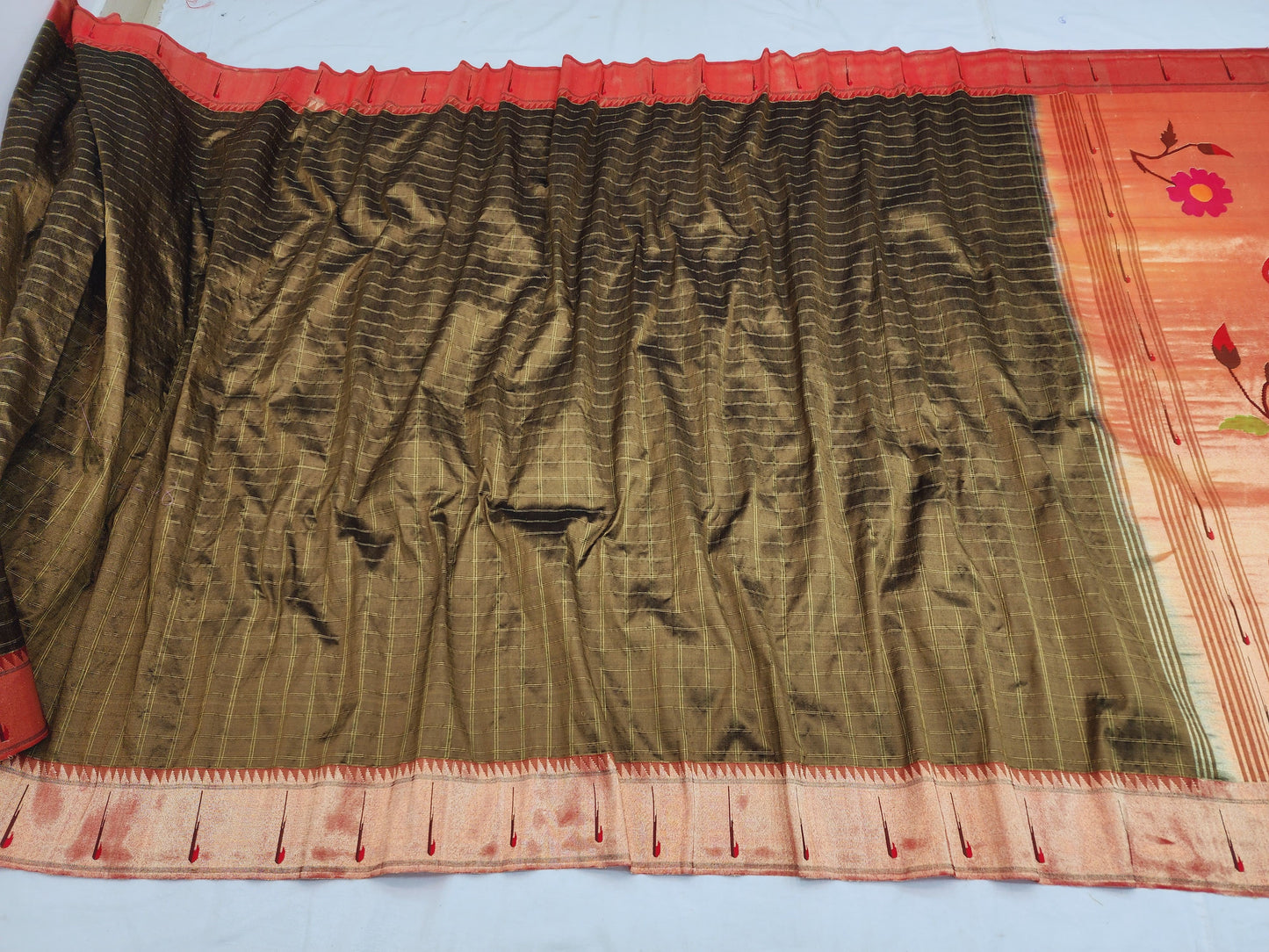 Vyanjana | SINGLE MUNIYA BROCADE PAITHANI