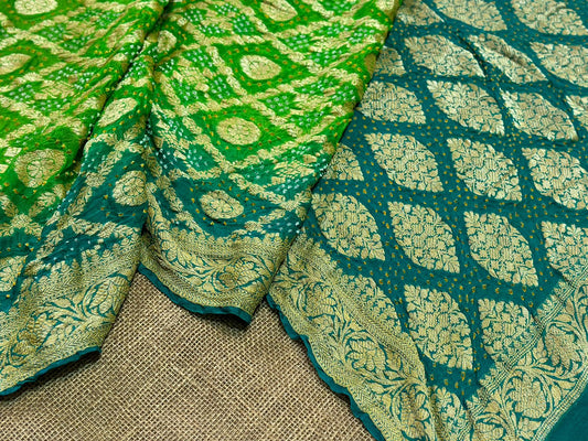 Kaviyoor | Banarasi Bandhej Saree