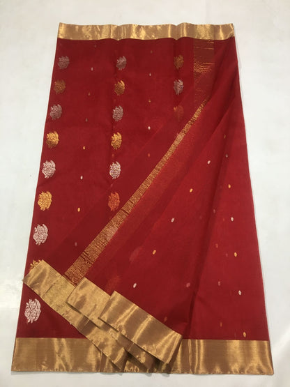 Kainaat | Katan Silk Chanderi Saree