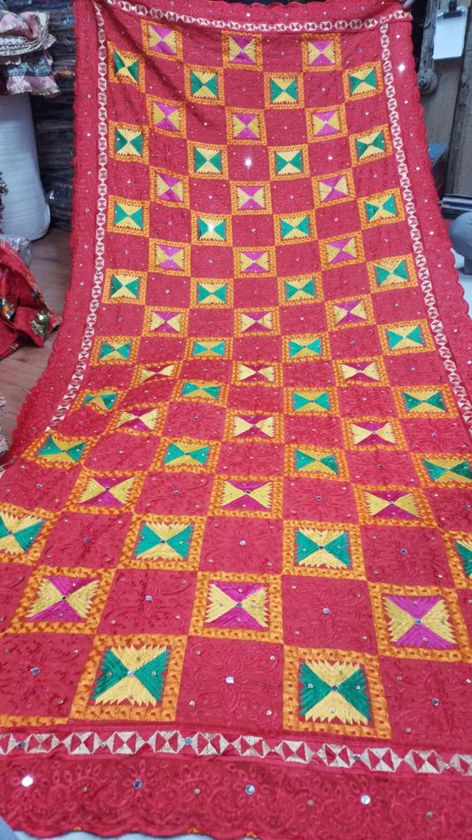 Diya | Phulkari Dupattas Handmade