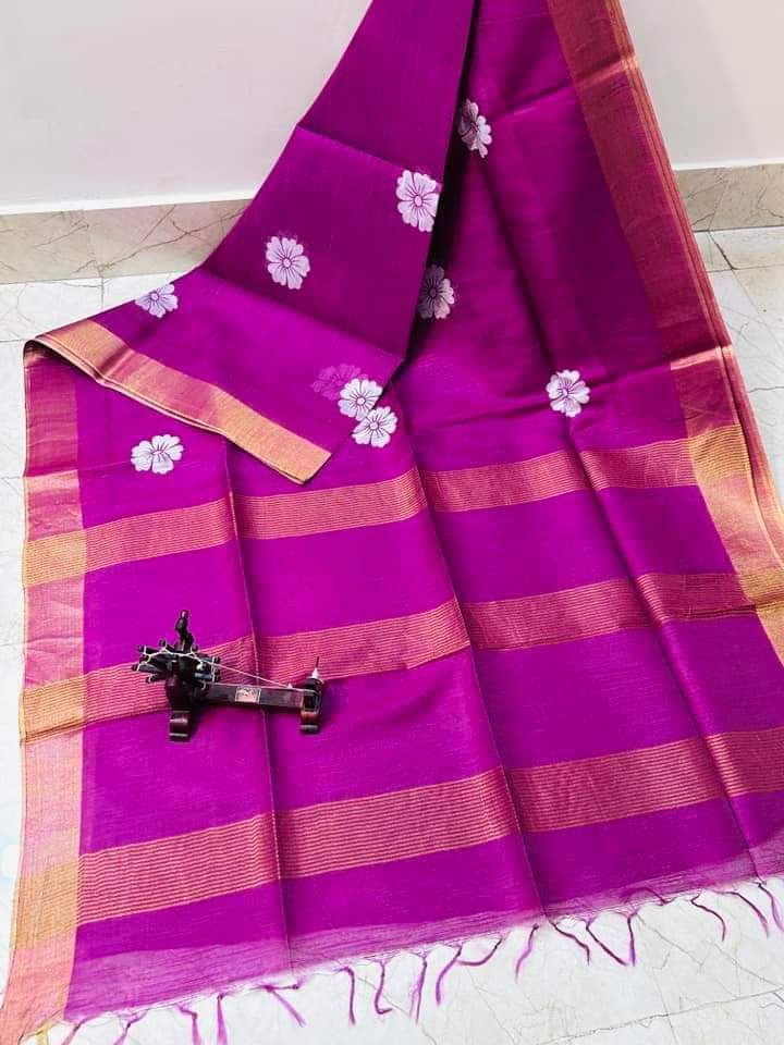 Jeevika | JAYSHREE SILK SAREE WITH BEAUTIFUL SCREEN PRINT