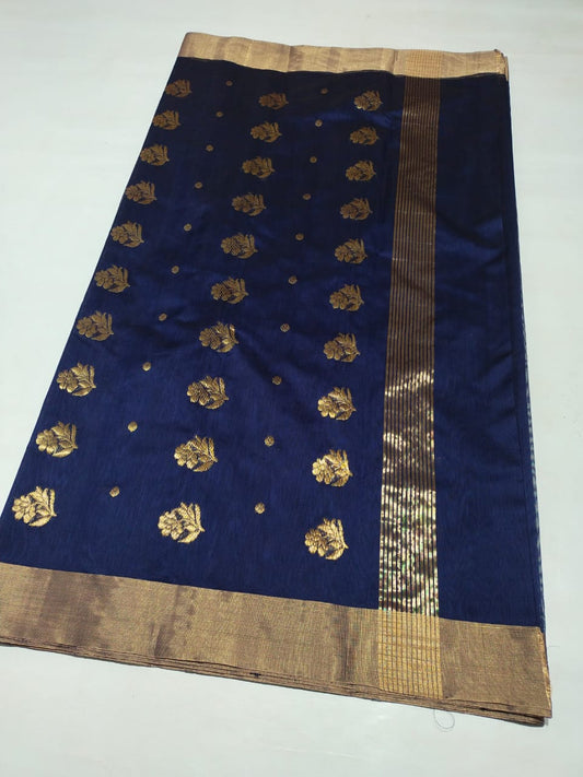 Manisha | Cotton chanderi saree