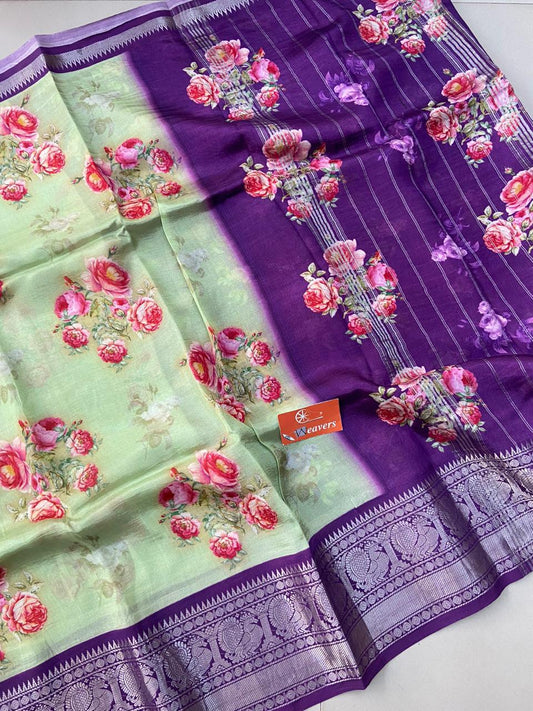 Shreya | Pure Handloom Mangalagiri Cottonsilk Saree